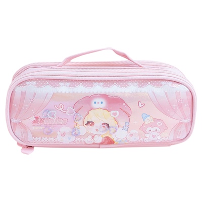 【泡泡女孩幻彩升级流光版】笔袋