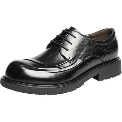 庞博同款百丽男鞋休闲商务牛皮鞋男士26春新通勤德比婚鞋A2274AM6