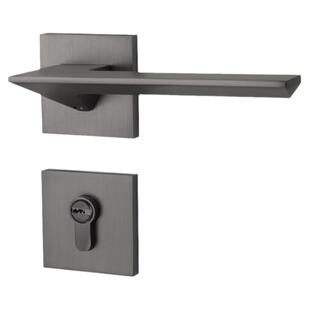 磁吸静音室内木门锁整套高档卧室分体式房门锁全套卫生间厕所门锁