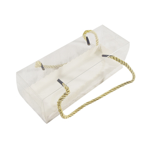 瑞士日式 手提蛋糕卷包装盒透明 长条毛巾卷蛋糕西点包装盒长方形