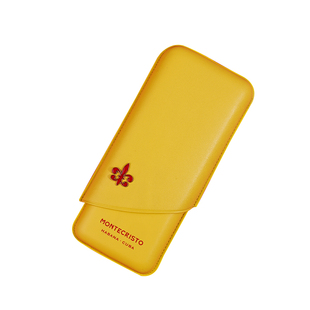 HABANOS哈伯纳斯官方MONTECRISTO蒙特克里斯托百合花3支装雪茄套