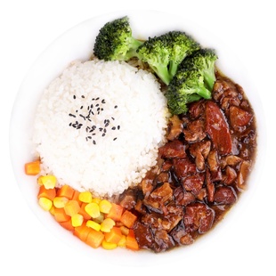 米小福香菇卤肉200g常温料理包预制菜速食半成品商用快餐外卖盖饭