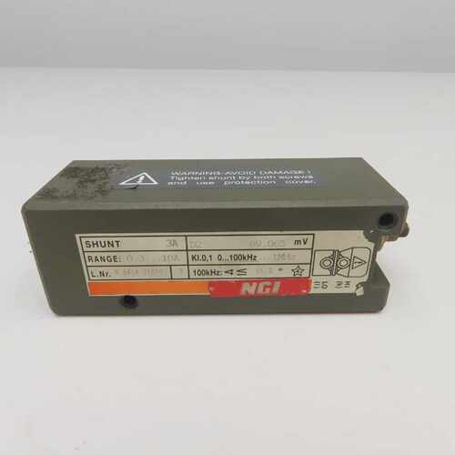 Norma A 6414 01010 0.3-10A Range 3A Power Analyzer Shunt