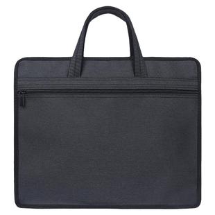 建腾A4手提文件袋帆布加厚资料袋会议商务办公文件包加大A3考务袋公文包会议事务包拉链定制