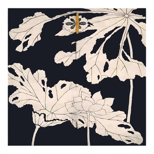 侘寂中古风装饰画画芯不含框复古花鸟图海报油画布定制自粘壁画