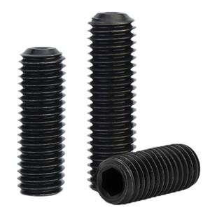 M2-M24凹端紧定螺丝12.9级内六角机米顶丝无头止付螺钉M3M4M5M6M8