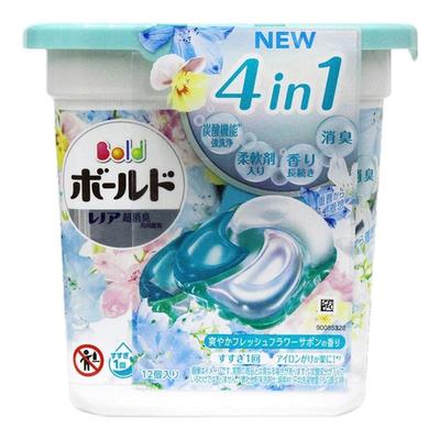 日本原装宝洁4D洗衣球凝珠抗菌含柔顺剂去污洗衣液留香替换装