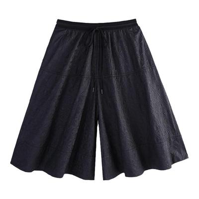 tanni通勤百搭A版阔腿七分短裤