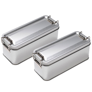 空铁盒厦门凤梨酥马口铁盒包装茶叶盒结婚新年糖果收纳盒银色小号