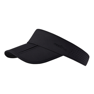 马孔多跑步超轻三叠空顶帽便携遮阳帽透气吸湿速干户外运动帽