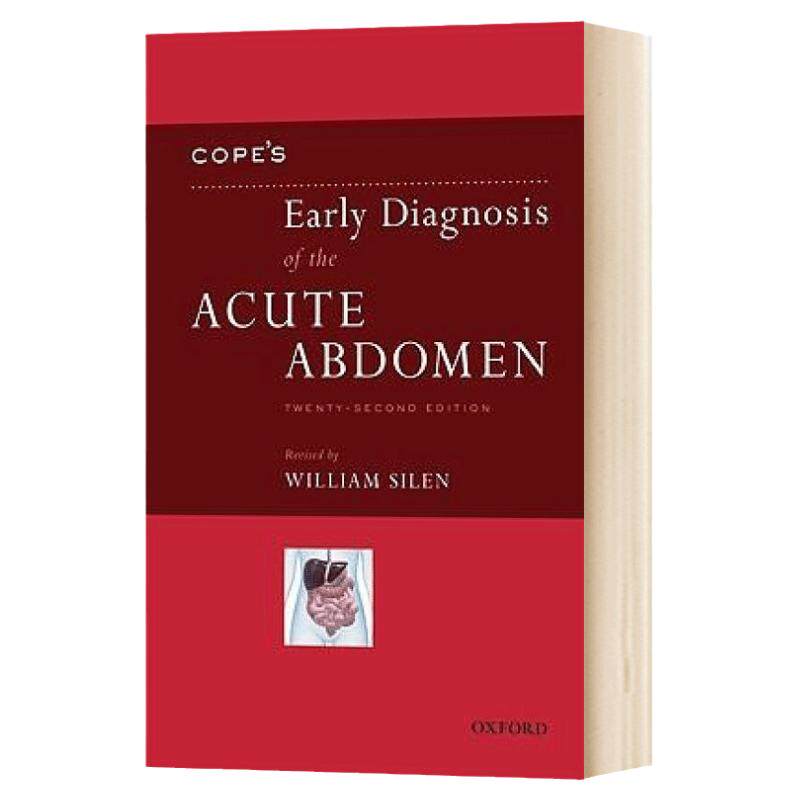 应付急性腹痛的早期诊断 第22版 英文原版 Cope's Early Diagnosis of the Acute Abdomen 英文版 全英文版进口原版英语书籍