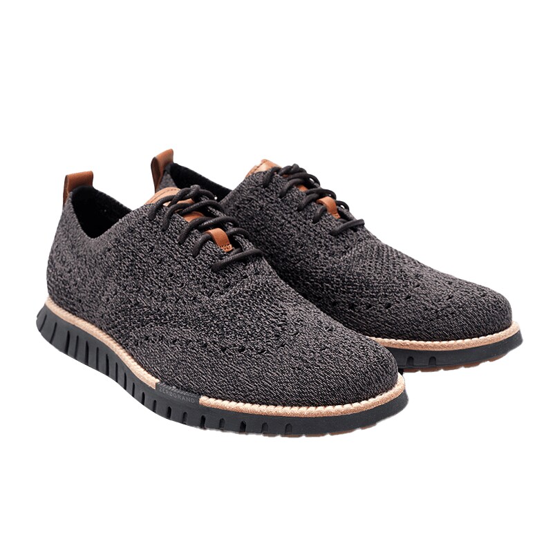Cole Haan/歌涵 男鞋牛津鞋 透气针织网面鞋休闲鞋C39595