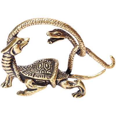 黄铜四大神兽装饰摆件