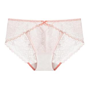 华歌尔Wacoal 中低腰蕾丝三角裤内裤内衣女WP34E4