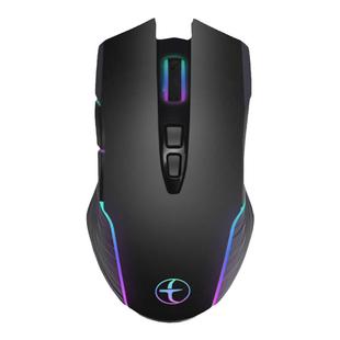 光标自由移动无线鼠标防锁屏电脑挂机防休眠充电静音办公发光鼠标