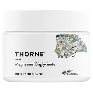 Thorne悦恩睡美人粉双甘氨酸螯合镁粉补充剂200mg美国进口M204