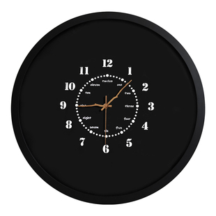 盲盒收纳展示板黑板大挂钟DIY钟表框客厅卧室装饰画