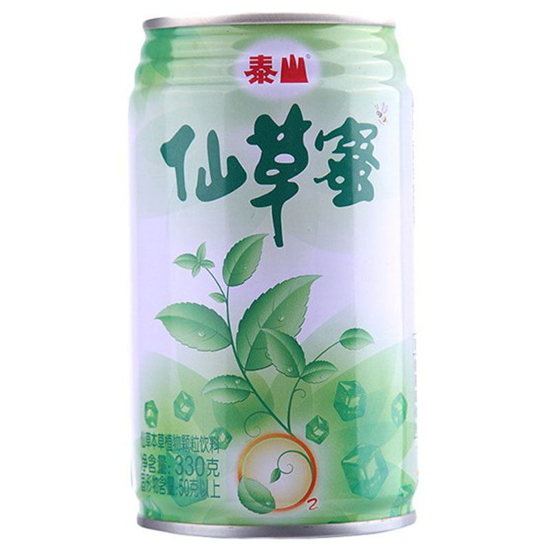 福建漳州泰山仙草蜜颗粒凉茶夏日常备烧仙草冻凉粉330ml*12