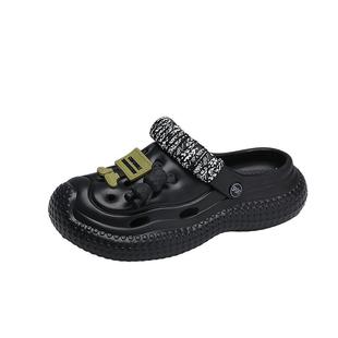 包头拖鞋男款夏季2026新款运动外穿防滑踩屎感海边洞洞鞋沙滩凉鞋