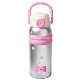 物生物吸管保温杯女生316L大容量冰霸水杯2025新款随行高颜值杯子