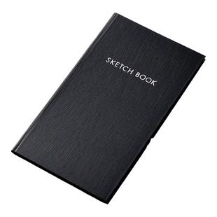 日本国誉kokuyo野帐本sketch速写本简约手账本记事本随身野帐3mm方格硬面封皮旅行便携日记本高颜值B6笔记本