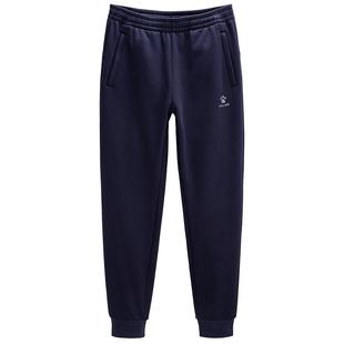 KELME卡尔美休闲运动长裤男25冬宽松学生校服裤束脚加绒直筒卫裤