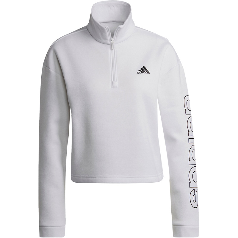 Adidas/阿迪达斯正品W LIN 14ZIP CRO女子运动长袖卫衣HB2031