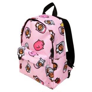 现货 BAPE BABY MILO 迷彩动物园 双肩包 背包 可爱卡通休闲 小号