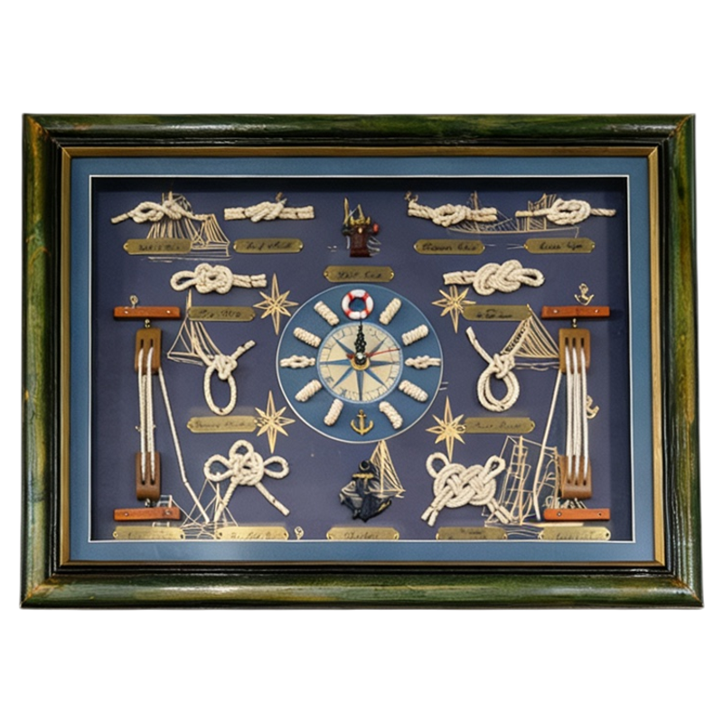 海洋风海军主题儿童房相框挂画