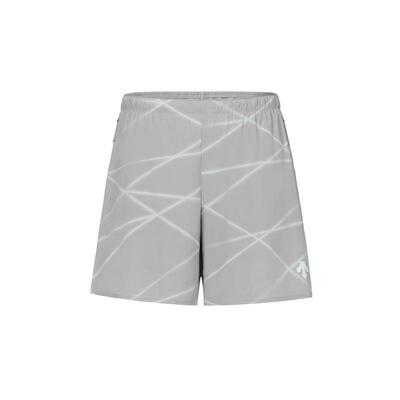 DESCENTE迪桑特RUNNING系列跑步运动健身反光印花男士防晒短裤