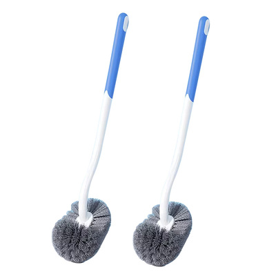 银眸马桶刷厕所刷子无死角家用蹲便器卫生间壁挂式耐用深入马桶刷