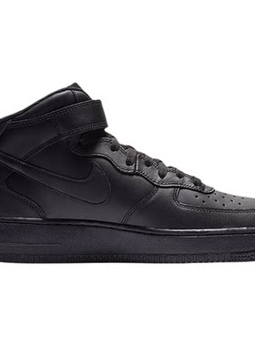NIKE耐克男鞋AIR FORCE 1空军一号经典AF1黑色高帮板鞋CW2289-001