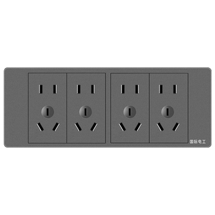 国际电工118型暗装开关插座面板多孔15九9十二20孔厨房墙壁电源插