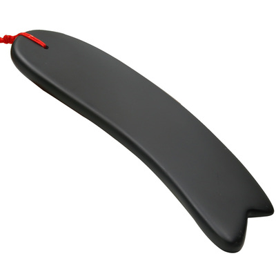 砭石刮痧板背部颈部按摩刮疗片颈肩全身通用加长版大刮痧刀正品