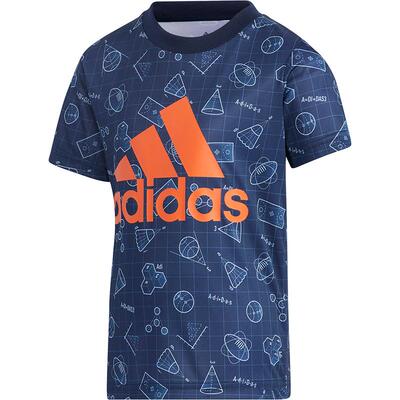Adidas/阿迪达斯正品 夏季小童足球短袖圆领运动T恤 GP0447