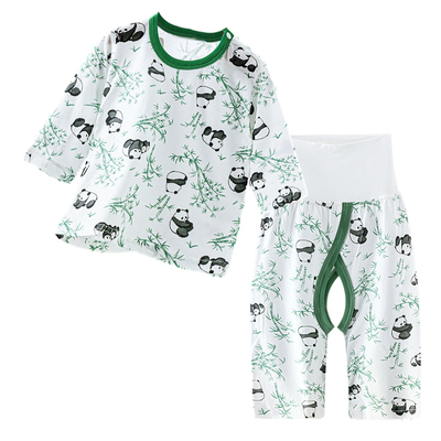 【竹纤维莫代尔】交叉裆丝滑套装