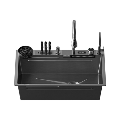 家用带刀架水槽厨房洗碗池5.0MM