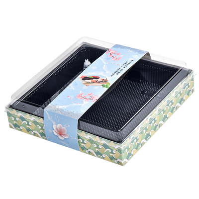 一次性西点寿司烘焙纸盒野餐餐拼盘果切外卖打包盒SUNZZA PACKING