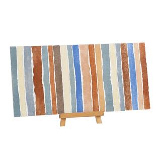 美式田园地中海仿古砖门槛石阳台过门坎石厨房腰线踢脚线彩条瓷砖