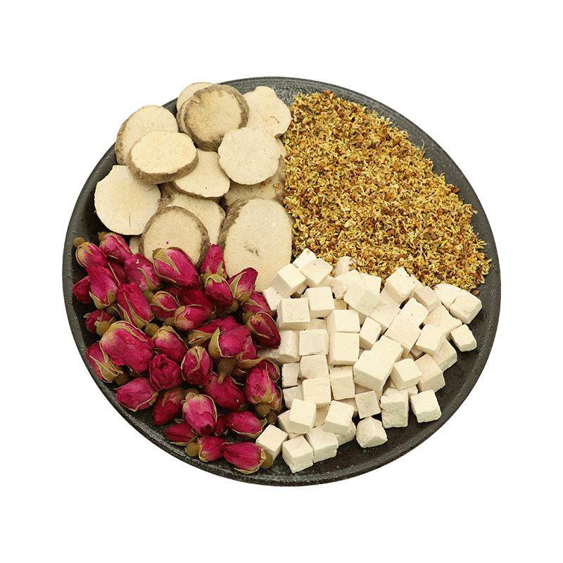 泽泻茯苓桂花玫瑰花原材料茶包