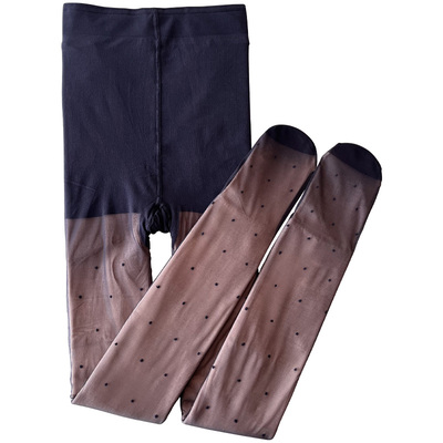 秋冬加绒波点黑丝袜0D既视感