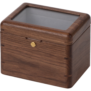 梵瀚 实木手镯盒多位翡翠玉镯玛瑙专用首饰盒高档精致镯子收纳盒