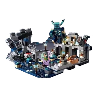 推荐我的世界积木儿童6-13岁男女孩通用益智拼装玩具漆黑世界之战