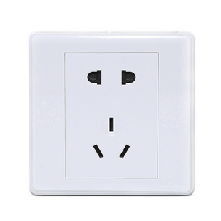 正泰开关插座面板86型一开带五孔10A三孔16A空调墙壁暗装多孔双控