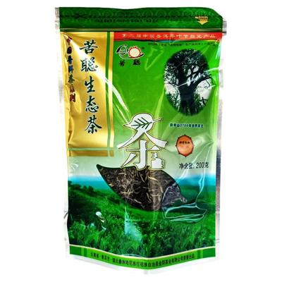 苦聪特级绿茶茶汤嫩绿鲜爽回甘