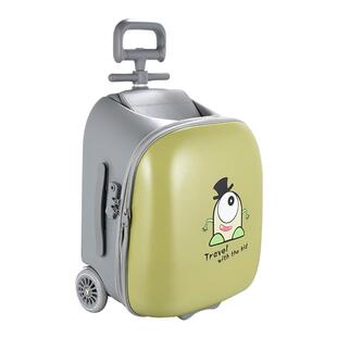 QBOX行李箱儿童可坐骑懒人遛溜娃神器可登机男女孩宝宝拉杆旅行箱