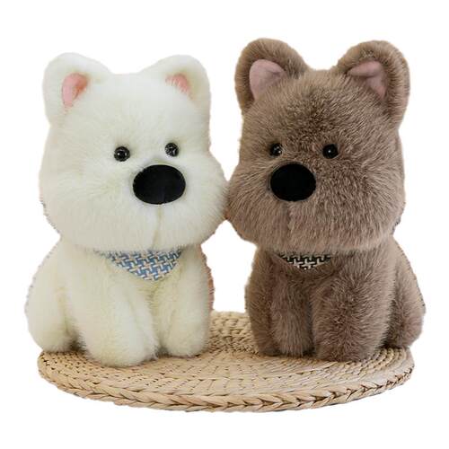 可爱软萌西高地小狗布娃娃儿童礼物狗狗公仔女孩子睡觉抱枕送闺蜜