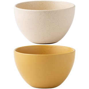 巷子尾〖自留！19.99两个高碗〗4.5英寸芝麻釉饭碗家用陶瓷米饭碗