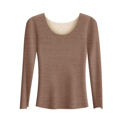 德绒保暖内衣女羊绒蚕丝