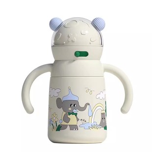 taoqibaby婴儿保温杯小月龄宝宝幼儿学饮杯吸管水杯一岁以上儿童